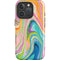 Rainbow Marble by Etta Vee iPhone 16 Pro Magsafe Impact Case
